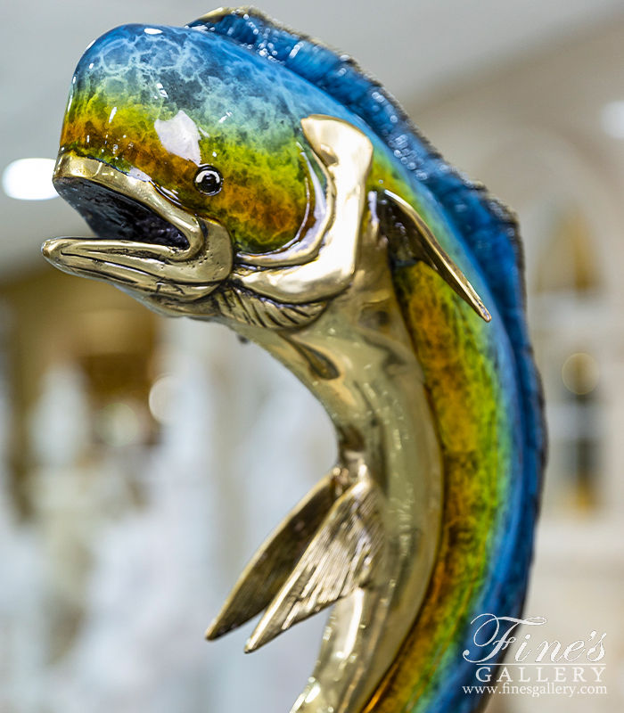 Bronze Statues  - 31 Inch Bronze Mahi Mahi - BS-1654